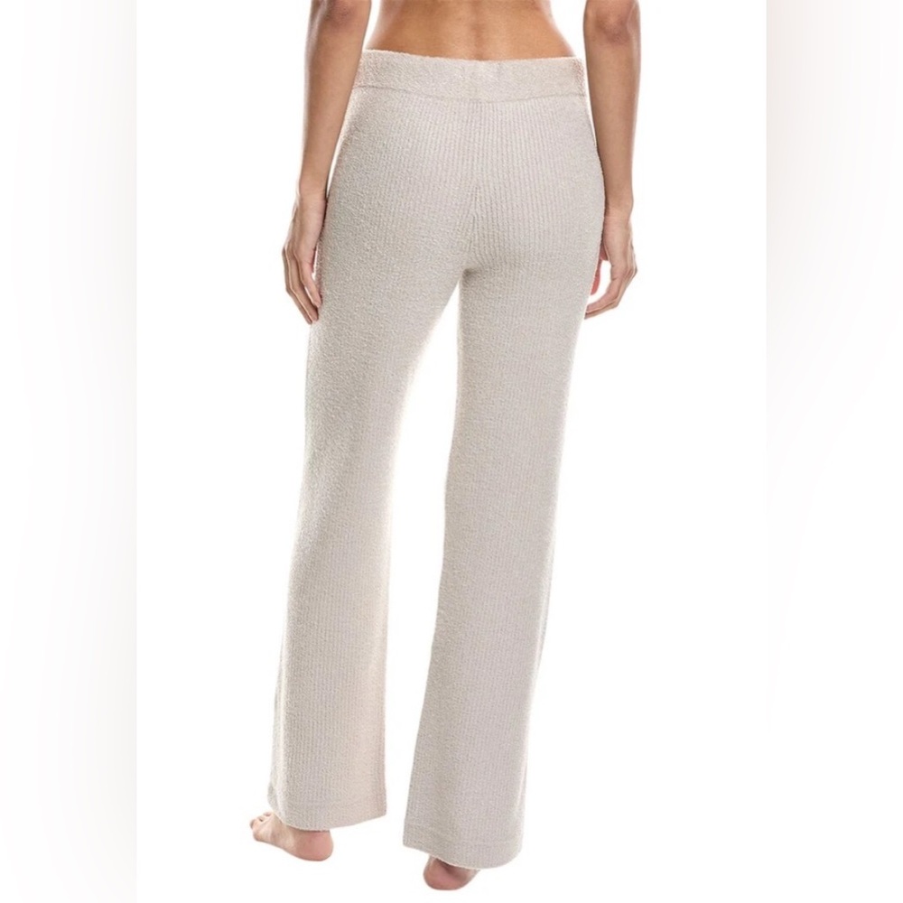 Barefoot Dreams CozyChic Lite Ribbed Side-Slit Lounge Pants Light Oatmeal Size S - Picture 6 of 12